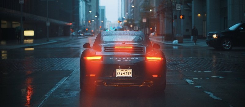 light road street car night wet 1175701