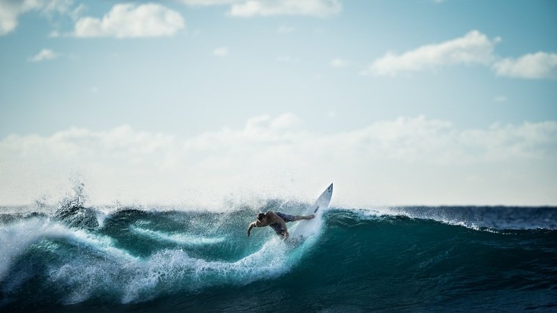 sea water ocean sky wave surfer 1067819