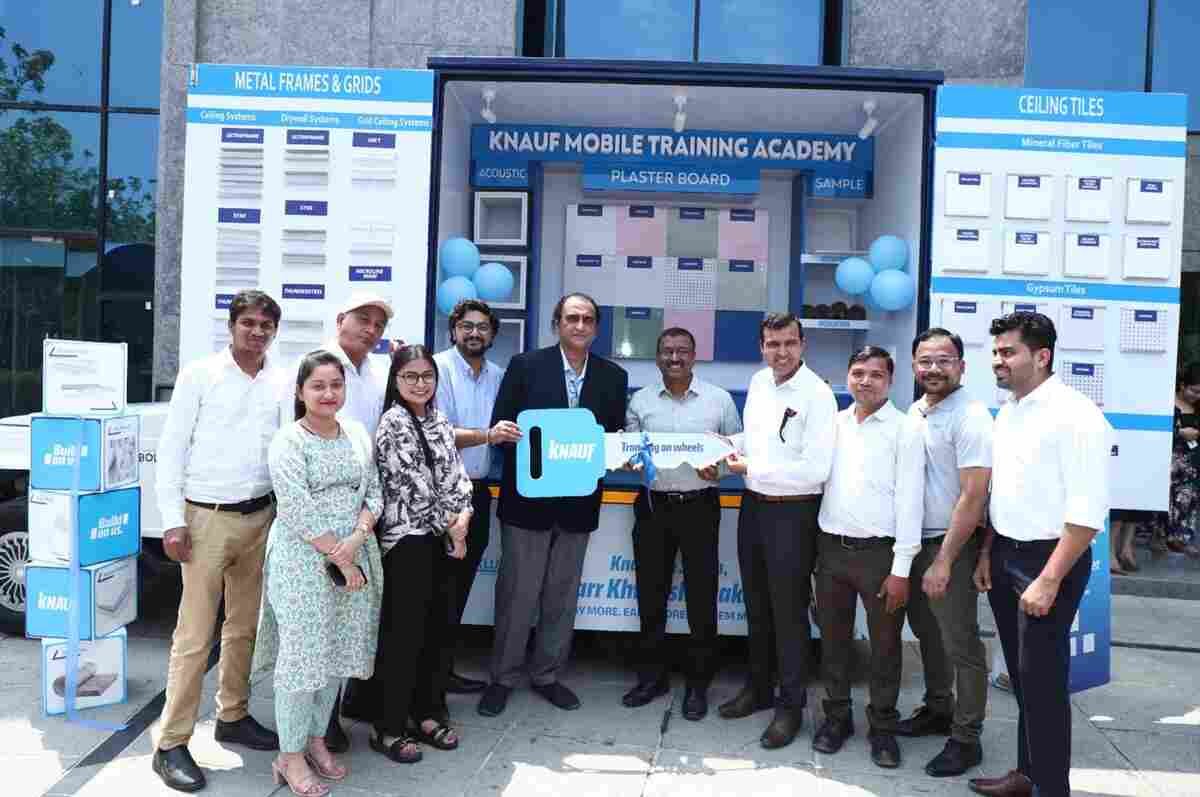 Knauf India Launches Mobile Training Academy to Upskill 25,000 + Construction Workers Across India