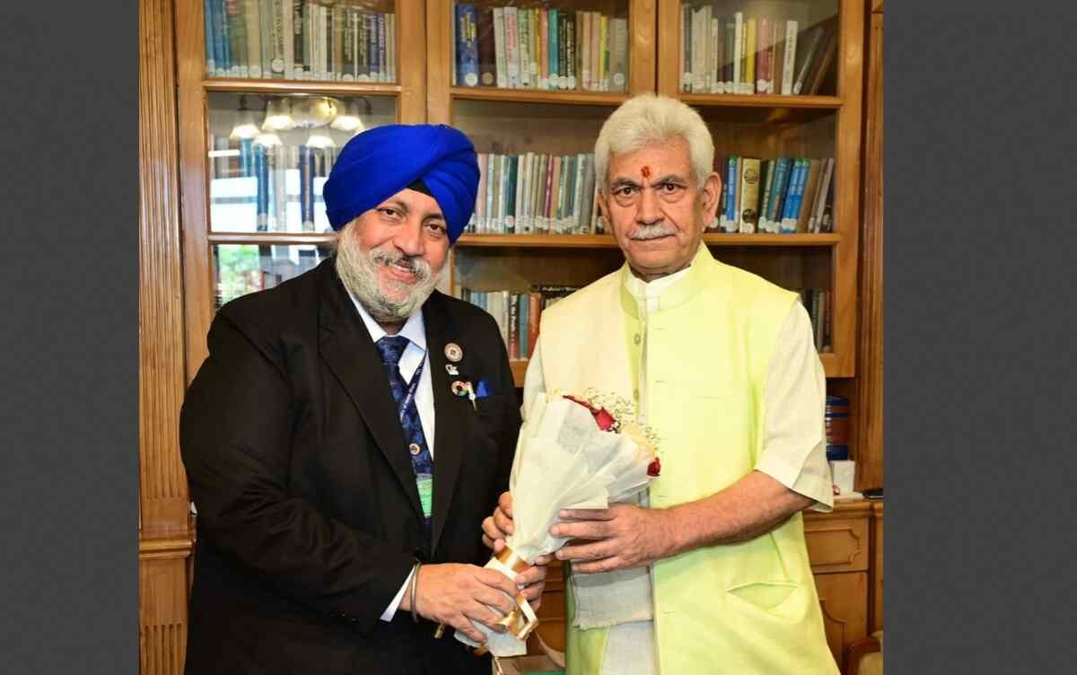 ICAI, Chartered Accountants, Jammu & Kashmir, J&K LG, Manoj Sinha, Charanjot Singh Nanda, Centre of Excellence, Revenue Growth, Financial Ecosystem, MSME Development, Capacity Building, Skill Development, Taxation, Accounting, Financial Management, CA Students, Research & Innovation, India, Professional Body