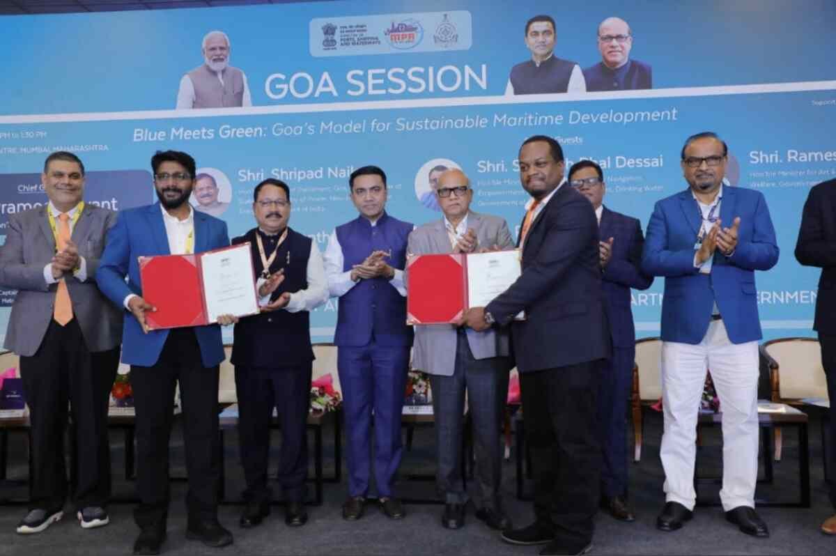 Shipbuilding to Submarine Tourism: Goa's Holistic Maritime Reforms Set National Benchmark 1 Goa State Session of India Maritime Week 2025,Goa Maritime Future, Sustainable Maritime Development, Blue Meets Green, India Maritime Week 2025, Green Shipping Goa, Mormugao Port LNG, Goa Maritime Waterways