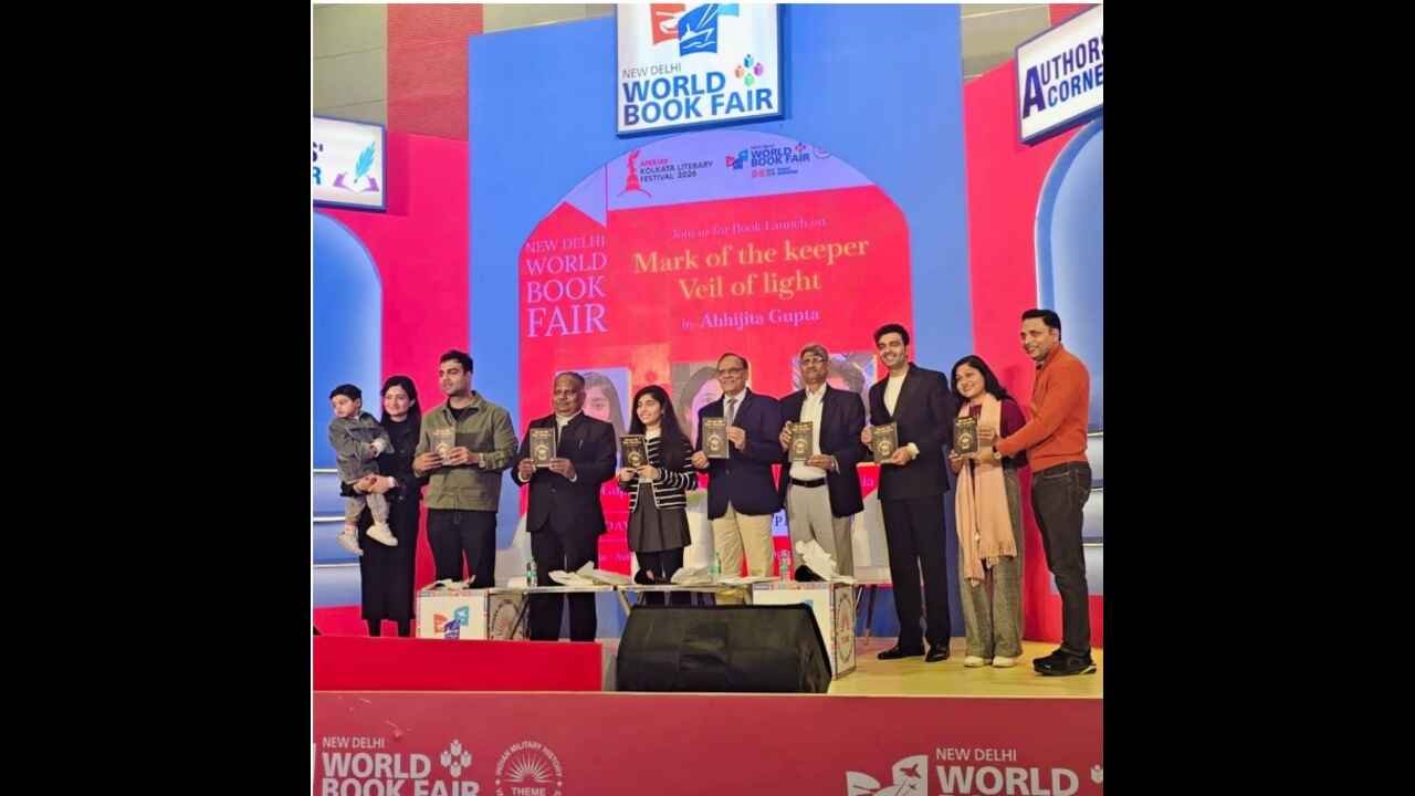 Abhijita Gupta, World Book Fair 2026, child author India, Mark of the Keeper, young writer