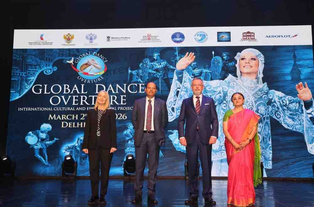 Global Dance Overture, Kostroma Russian National Ballet, Indo Russian cultural event, Kamani Theatre New Delhi, Russia India cultural cooperation, Russian National Dance Show