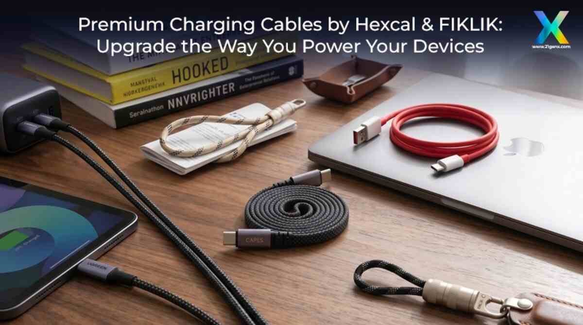 Premium Charging Cables by Hexcal & FIKLIK: Upgrade the Way You Power Your Devices