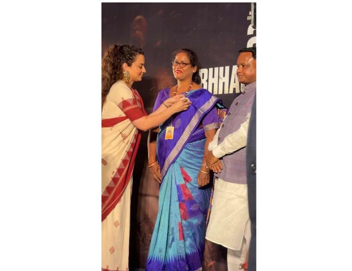 Kangana Ranaut & Odisha CM Mohan Charan Majhi Honor Real Heroes at Film Screening 5 Kangana Ranaut, Odisha CM Mohan Charan Majhi, Bharat Bhhagya Vidhaata screening, Bhubaneswar event, healthcare heroes