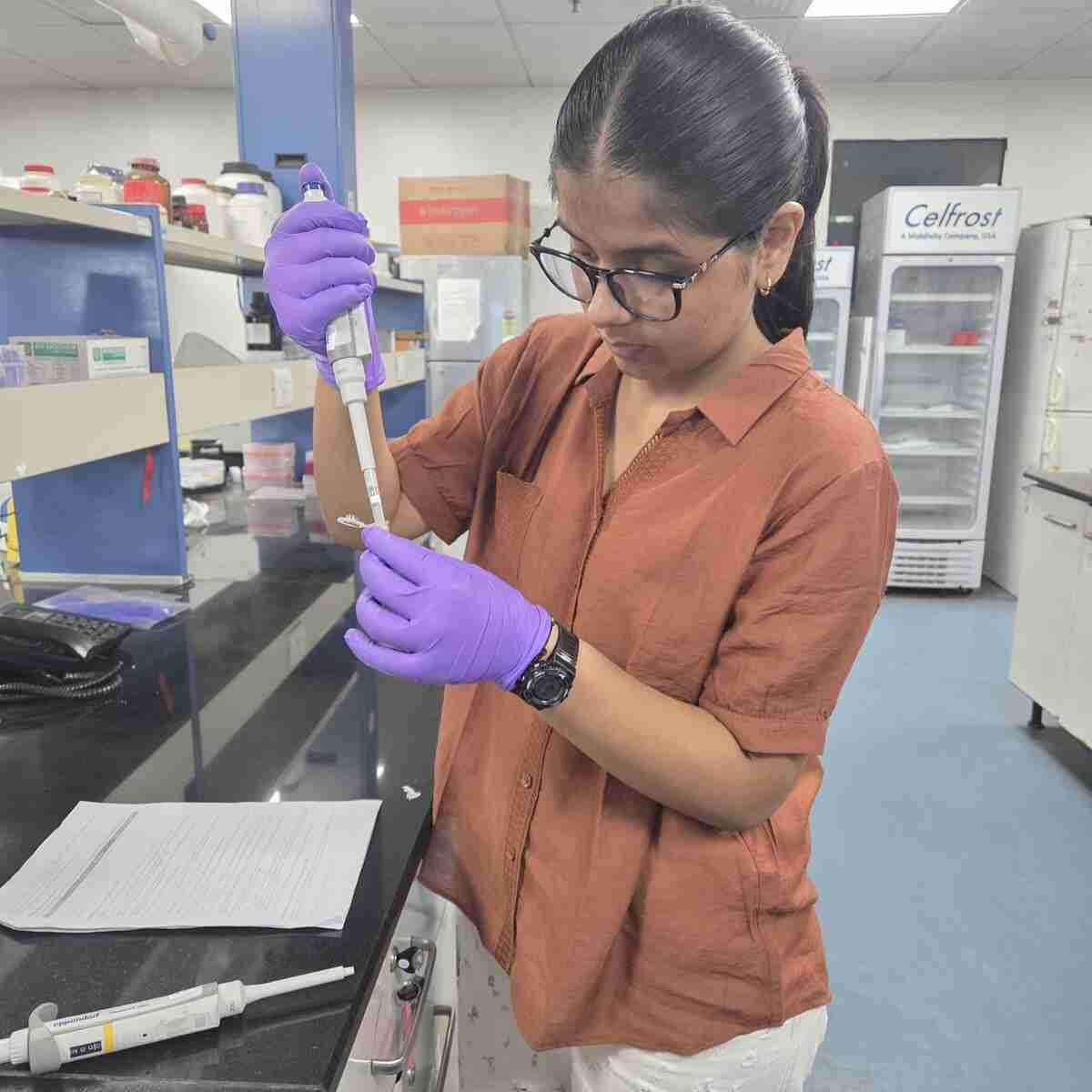 DPS R.N. Extension, CSIR-IGIB internship, Ramya Singh, high school research, genomics internship, student achievements