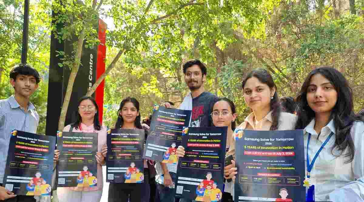 Solve for Tomorrow Sparks Innovation Among Himachal Pradesh Students Through Design Thinking 1 Samsung Solve for Tomorrow, Himachal Pradesh students, Design Thinking Workshop, Samsung India innovation, student innovation program, Shoolini University, youth entrepreneurship, technology solutions, AI innovation, community wellbeing