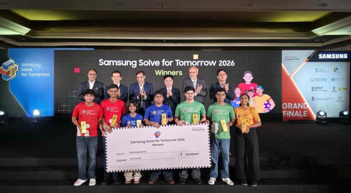 Samsung Solve for Tomorrow 2026 Four Winning Teams Share ₹2 Crore
